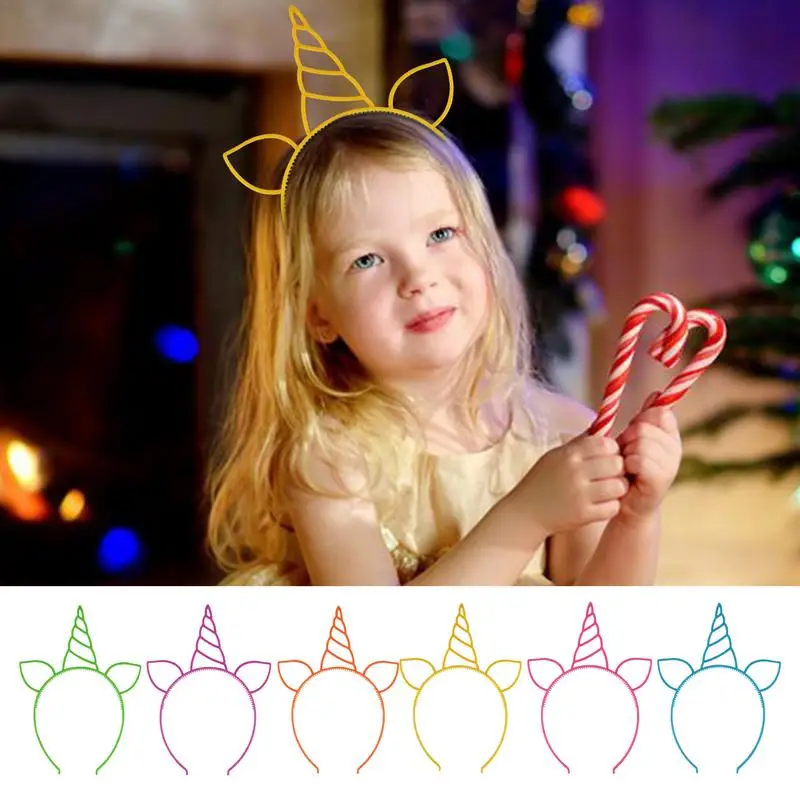 

Christmas Headband Candy Color Hair Hoop Animal Horns Headbands Child Horns Head Bands Hair Hoop Headband Hair Accessories