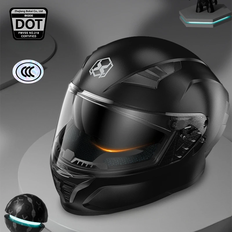 

DOT Certification Four Seasons Motorcycle Helmet for Men, Flip Up Protector, Full Face, with Double Visor, Ideal for Motocross