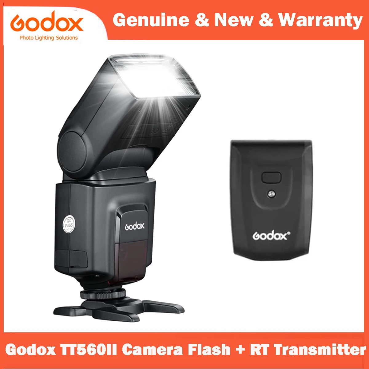 

Godox TT560II Wireless 433MHz GN38 Camera Flash Speedlite Light Compatible for Canon Nikon Sony Olympus Pentax Fuji DSLR Cameras