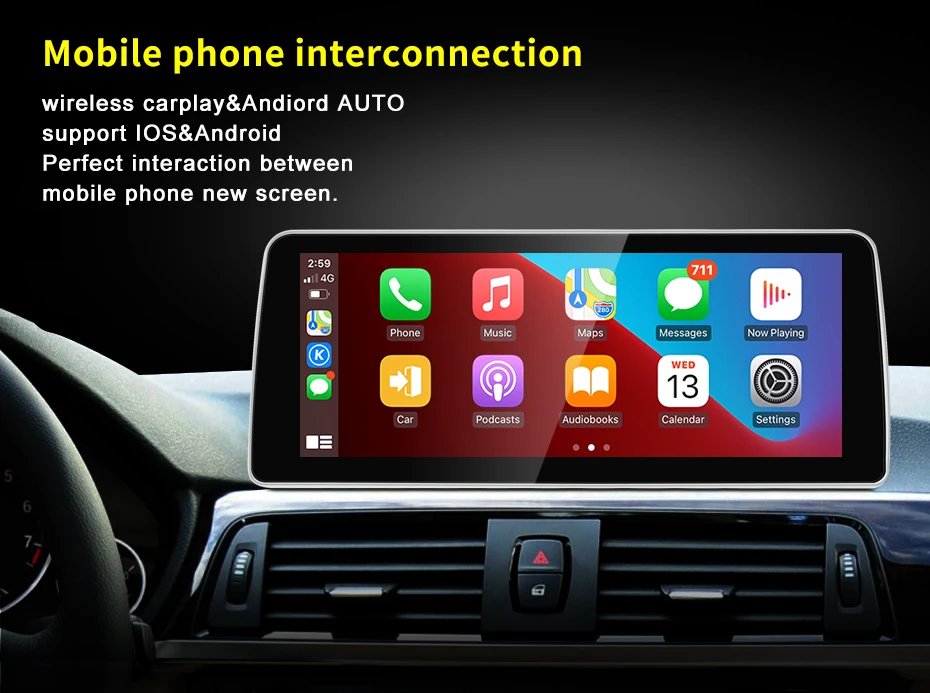 Factory Price ID8 UI 12.3inch Android11 Car Multimedia For BMW F30 F31 F32 F33 V