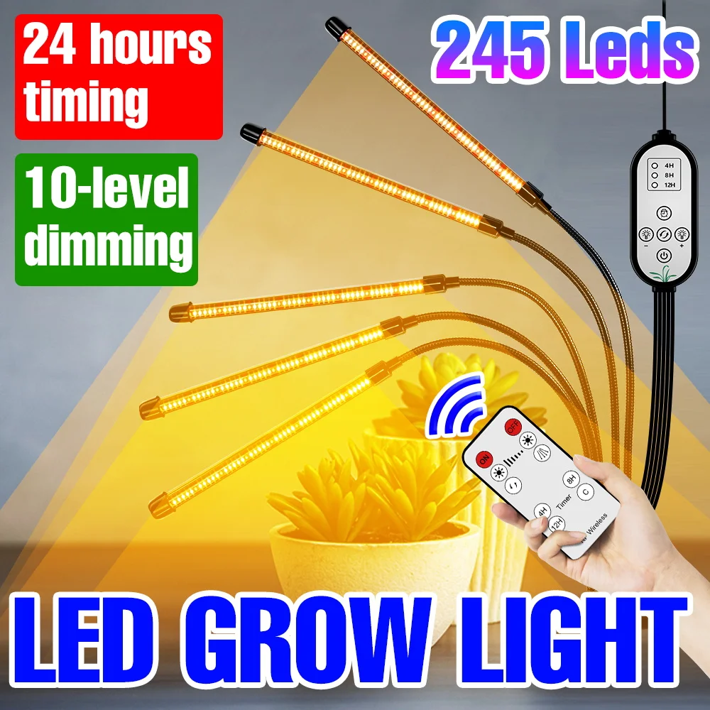 

USB Led Grow Light Phyto Lamp Plant Led Lights Greenhouse Hydroponics Growing System For Indoor Flower Seedling Grow Tent Box