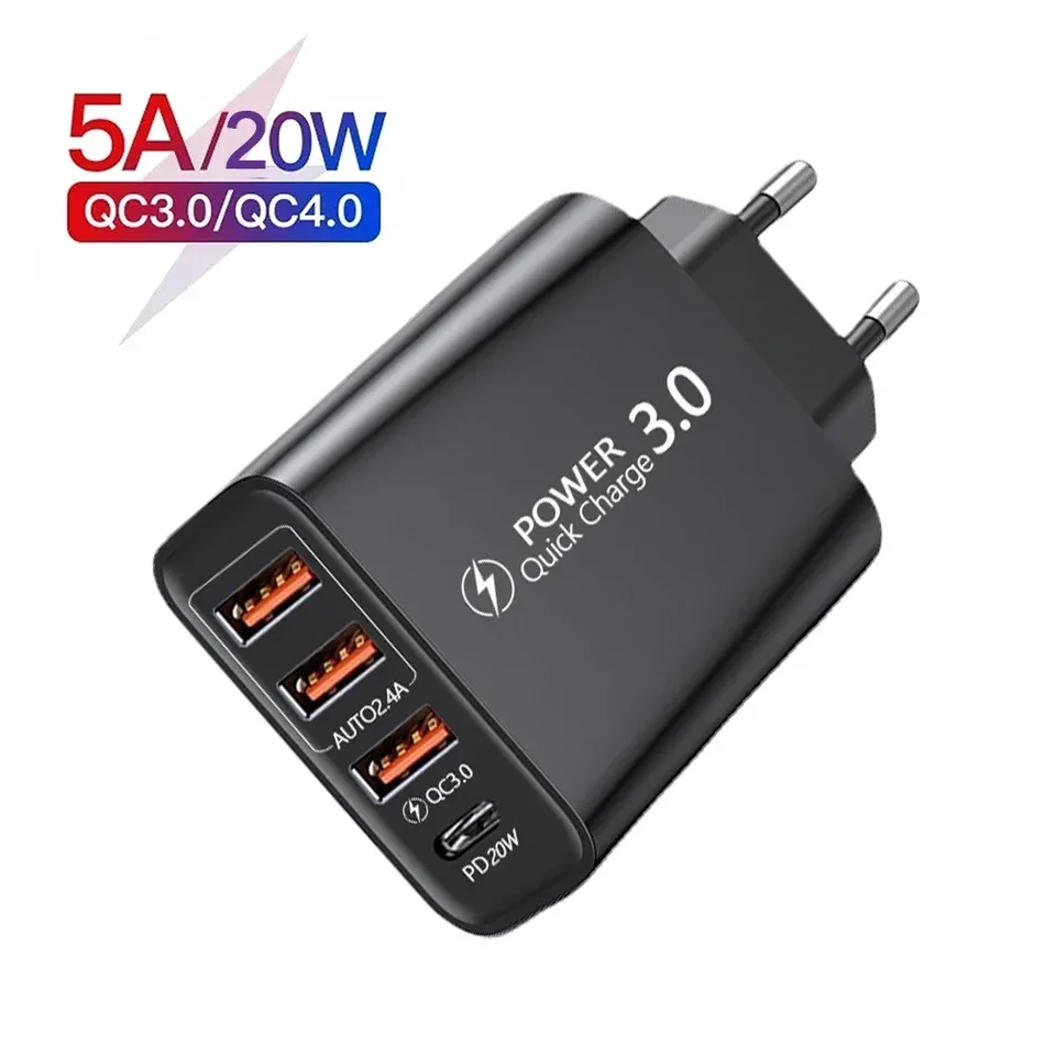Caricabatterie Aisens Gan 100w, 3xusb-c Pd3.0 Qc4.0, 1xusb - Foto 8
