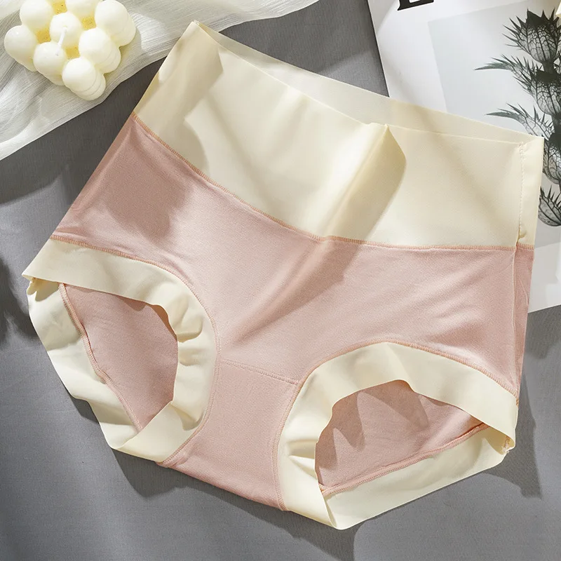 

Modal Seamless Briefs Women High Waist Underwear Soft Comfortable Panties Breathable Underpants Traceless Lifting Hip Knickers