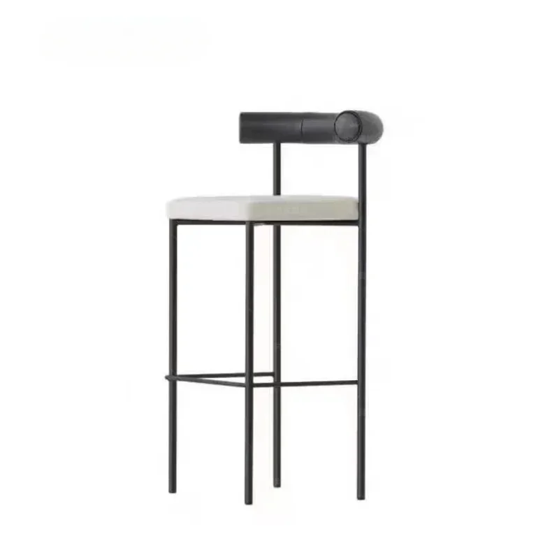 Feature Nordic Bar Chairs Luxury Design Stool Modern Ergonomic Bar Chairs Kitchen Living Room High Barkrukken Furniture SR50BC
