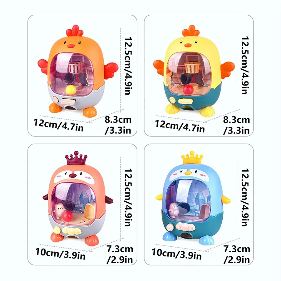 Children's board game Chick Penguin football shooting toy Finger ejection interactive educational toy 6