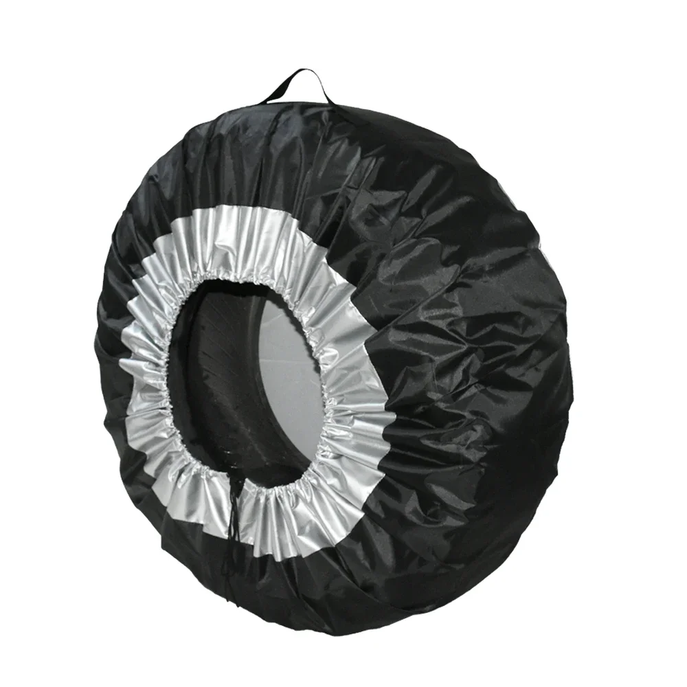 2PCS/4PCS Tire Cover Case Car Spare Tire Cover Storage Bags Car Auto Wheel Tire