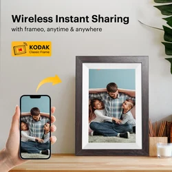 【1 Year Warranty】 Kodak 10 Inch Digital Picture Frame, 800*1280 HD Touch Screen with 16G Memory,Full Function Electronic Album