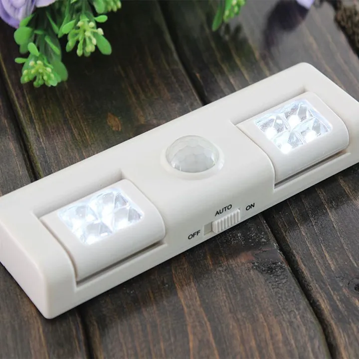 90 Degree 8 LED PIR Motion Sensor Night Light 28