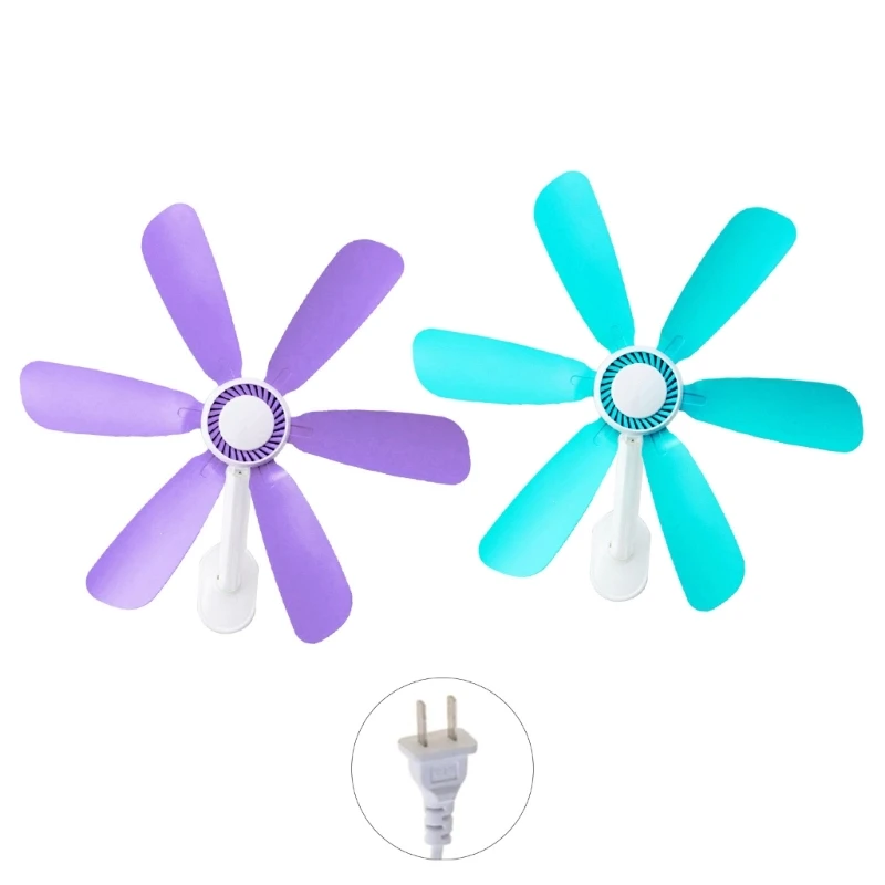 

17In Adjustable Cooling Fan 220V Wall Mounted Fan for Home Bedroom Office D46B