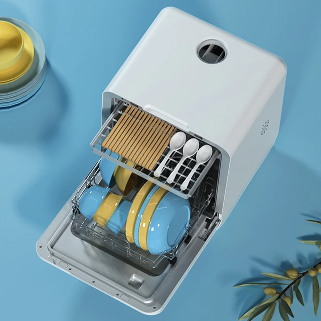 Midea Wahin bulaşık makinesi tezgah üstü bulaşık makinesi bulaşık makinesi  yüksek sıcaklık sterilizasyon Mini bulaşık makinesi Wifi kontrolü ev için 3  set - AliExpress