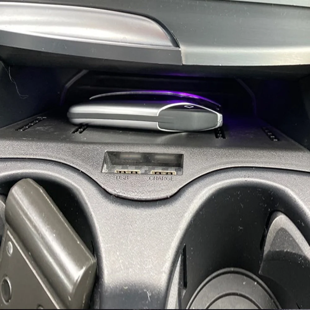 

wireless car charger mount for B-M-W 5 6 Series F10 G30 G38 GT for iPhone 8 charging case phone holder center console