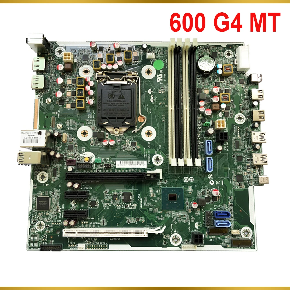 Per Scheda Madre Desktop Hp Prodesk 600 G4 Mt Q370 L04743-001 L04743-601 L02062-001