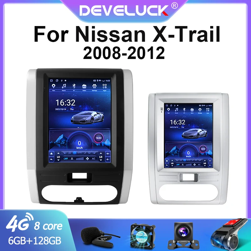 Автомагнитола 2 Din Android 10 0 мультимедийный видеоплеер для Nissan X-Trail 2008-2012