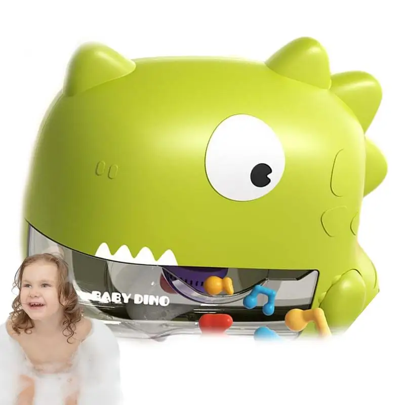 

Игрушки для ванны для малышей, динозавр, время пения в ванне, устройство для создания пузырей, Музыкальные Игрушки для ванны в ванну, работающие от батарейки, Игрушки для ванны