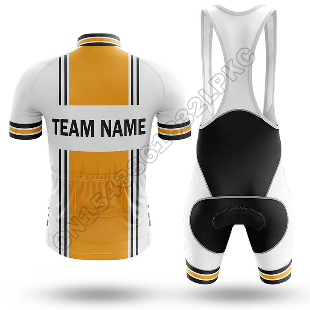 Men Team Cycling Jersey Set Summer Racing Road Bike MTB Clothing Customize Maillot Ciclismo Hombre DIY Design