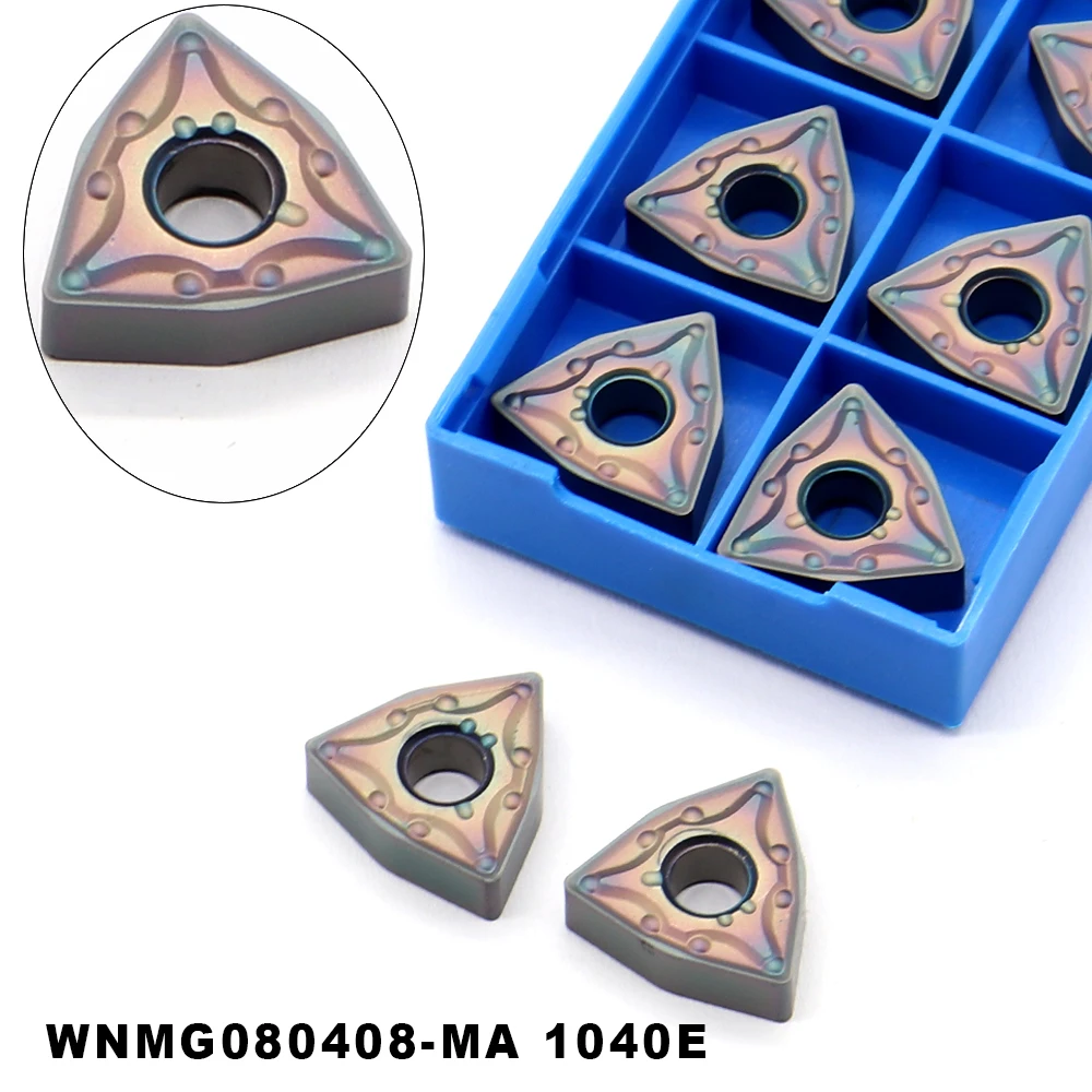 

WNMG080408-MA 1040E Carbide Inserts External Turning Tool CNC Lathe Cutter Tools Metal Blade Turning Insert Cutting Tools WNMG