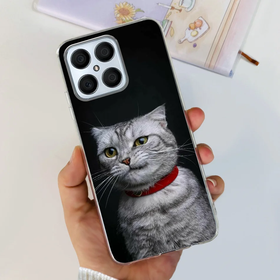 Floral Butterfly Pattern Soft Silicone TPU Back Cover Case