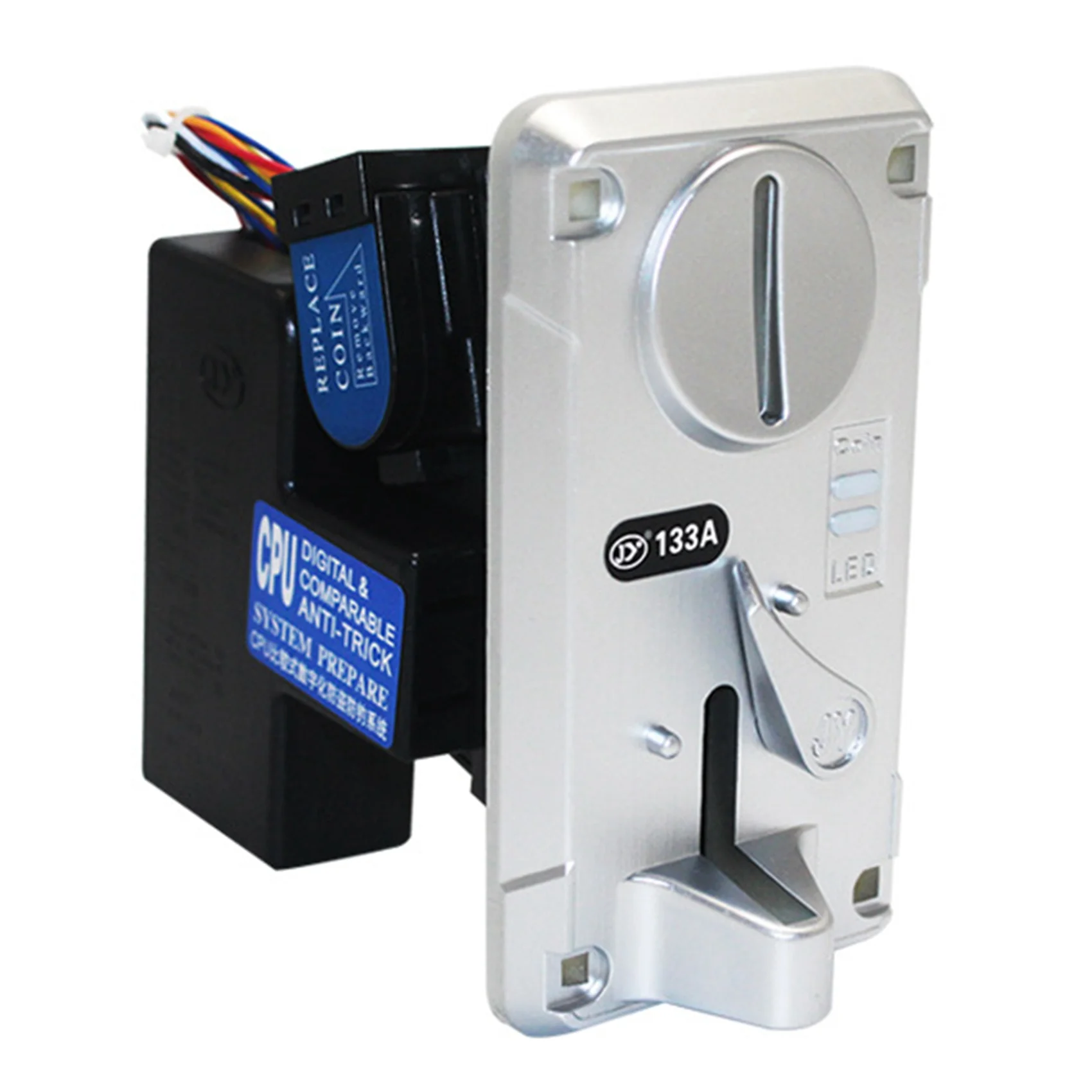 AED6-코인 수납기 코인 푸셔 JY133A CPU 아케이드 코인 선택기 자동판매기 아케이드 게임 티켓 교환용