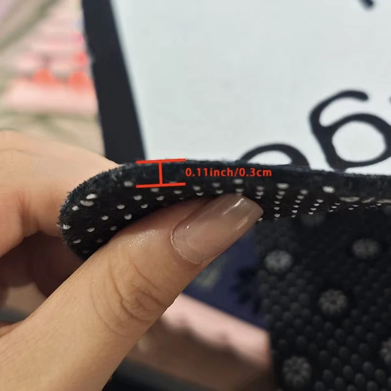 A "Gangster Paradise" printed crystal velvet door mat, indoor mat, bedroom accessory room decoration, suitable for all families