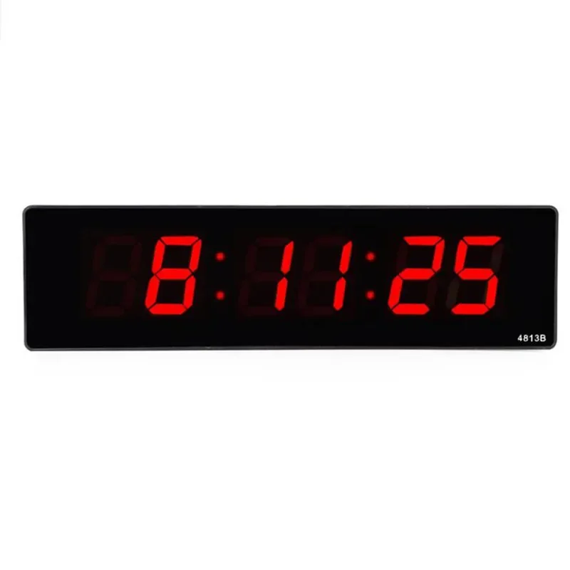 Large Electronic Wall Clock Power off memory Table Clock Plug In Use Digital LED Clocks wall clock digital wall clock With EU/US/UK/AU Plug 49x13x3cm