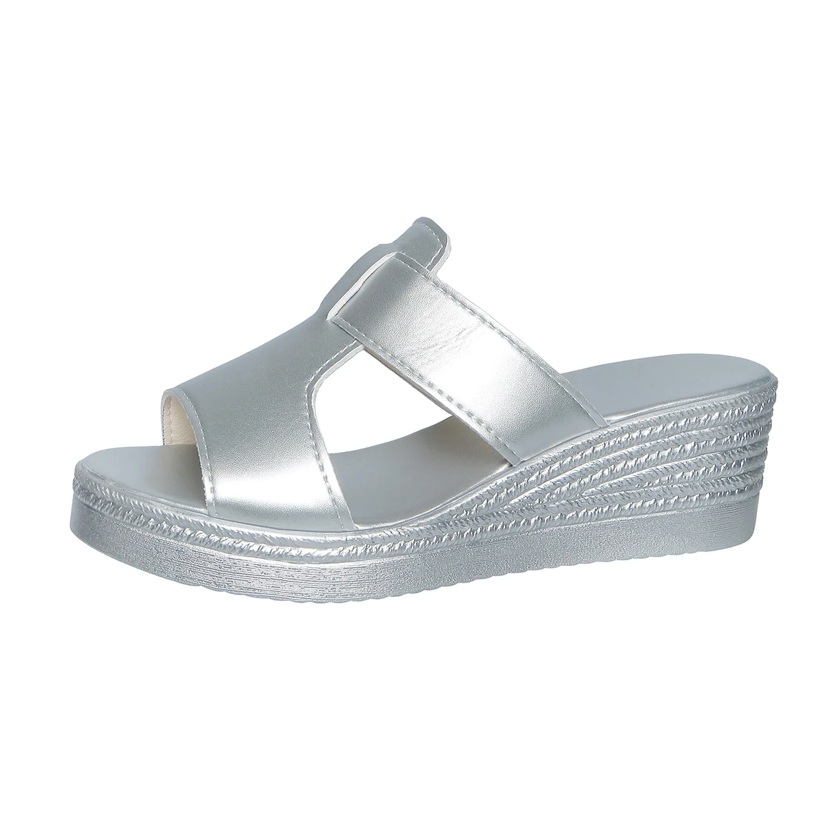 Vintage Nieten-Verzierte Keilsandalen für Damen 2026 Sommer High Heels Plateau-Sandalen Übergröße 43 Knöchelriemen Strandschuhe – Detail 27