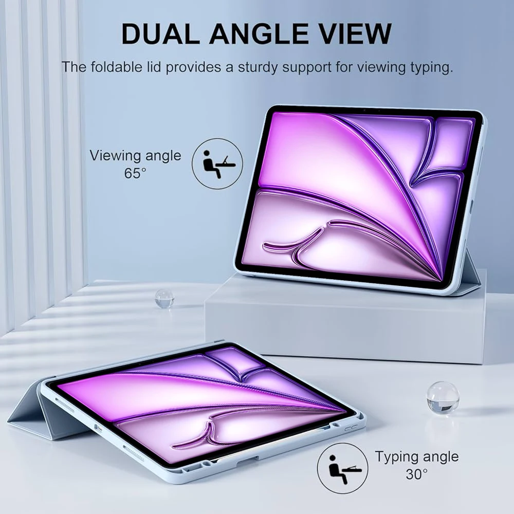 Premium Flip Stand Case with Auto Wake/Sleep in Soft Synthetic Leather