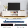 TV Stand for 50 55 60 65 70 75 Inch TV Entertainment Center for Living Room Modern Console with Storage Simple 6