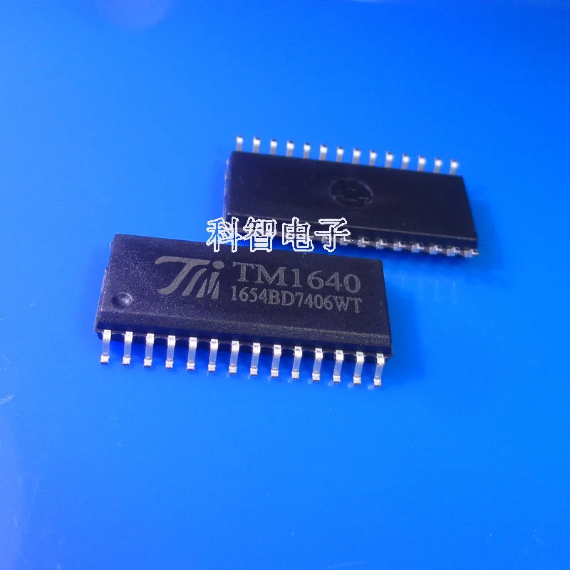 오리지널 TM1640 SOP28 LED 드라이버 칩 10 개, TM Tianwei