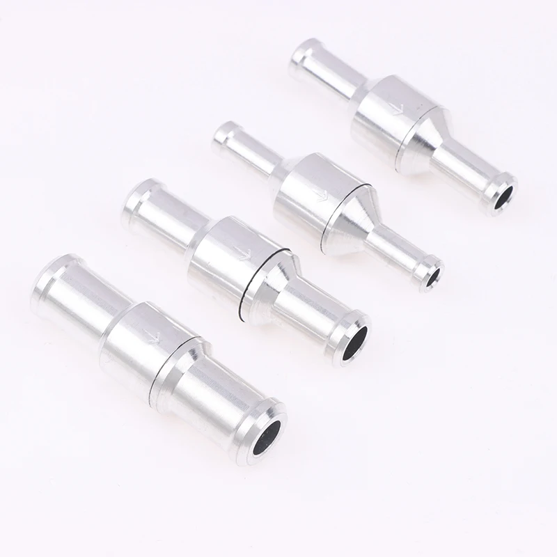 Fuel Non Return Check Valve Petrol Diesel For Car Automobile Oil Water Pumps 6-12mm Aluminium Alloy One Way Check Valve