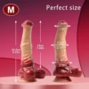 Riesiger Fantasy-Monster-Dildo, Drachen-Pferd-Dildos, großer Schwanz, riesiger Analplug, dicker, massiver Knoten, Penis, Sexspielzeug für Erwachsene für Frauen und Männer 7