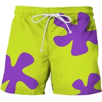 New Summer 3D Anime Patrick Star Board Shorts Trunks Quick Dry Beach Swiming Shorts Women Men Hip Hop Short Pants Beach clothes 1