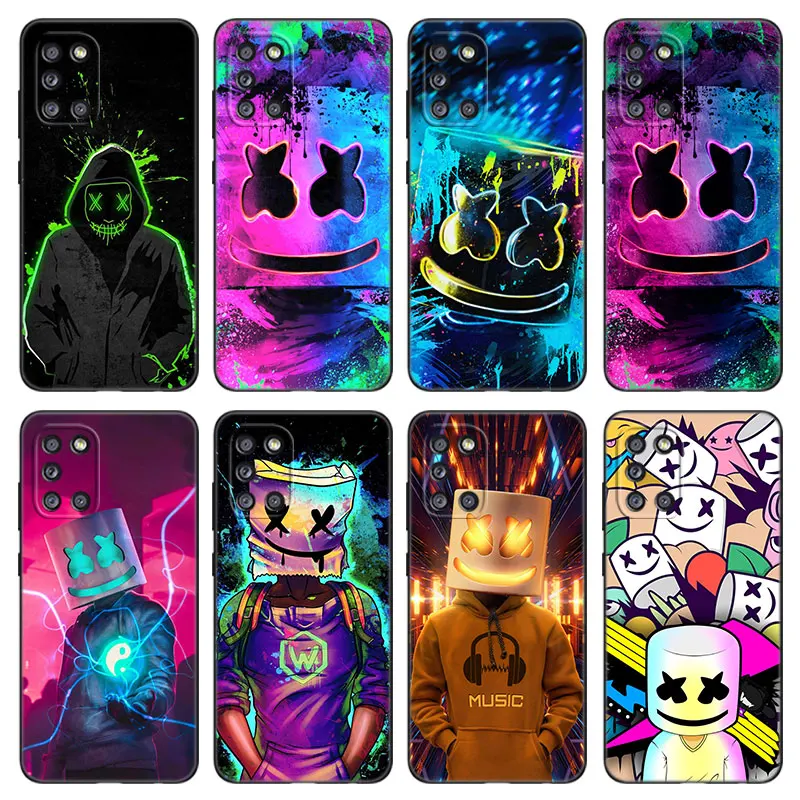 Custodia Per Telefono Marshmallow Dj Faces Per Samsung Galaxy A11 A30 A40 A41 A01 A03 Core A02 A10 A20 S A5 2017 A6 A8 Plus A7 2018 Cover