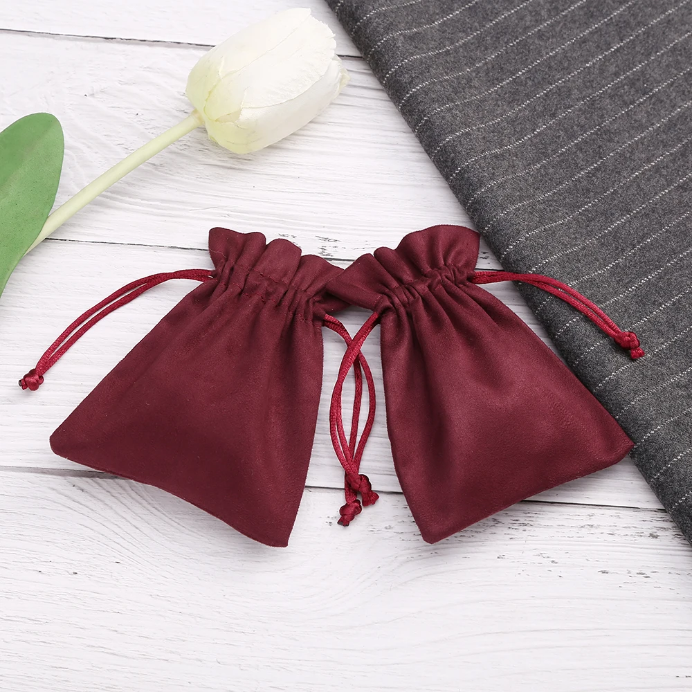 5pcs Flannel Jewelry Organizer Packing Pouch 7X9cm Drawstring Small Gift Bags Wedding Favor For Guests Bulk Candy Bag Can Custom 14 S6dfc826938a74ec9b7c42e9694de3f046
