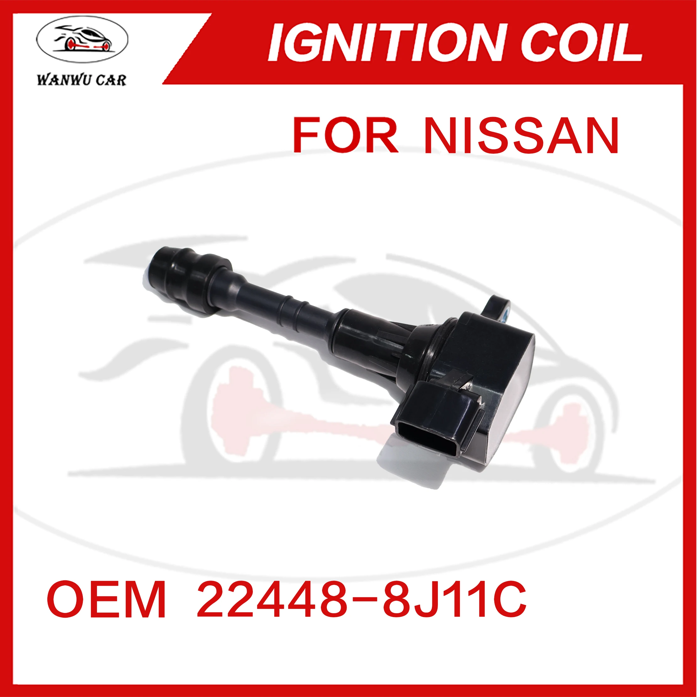 Ignition Coil Igniter Suitable For NISSAN Altima Patrol Quest Maxima INFINITI FX35 M35 22448-8J115 22448-8J11C