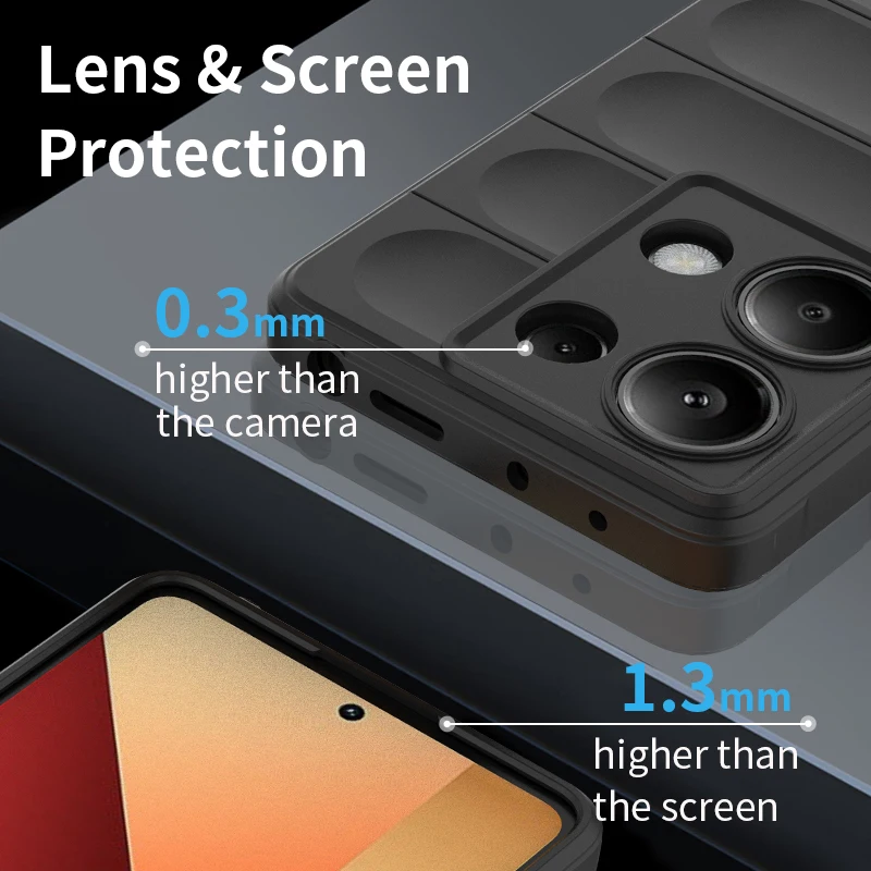 Enhanced Liquid Silicone Shockproof Phone Case Cover