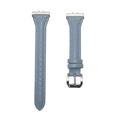 Slim Leather Wristband Bracelet Strap - Replacement Band - Watch Fit 3 (SFogU)