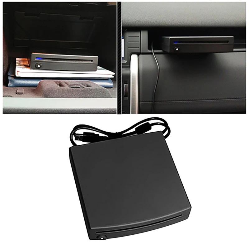 Super Slim USB Power External Car CD DVD Player Compatible with PC LED TV MP5 Multimedia Player Android Stereo Car Accessories