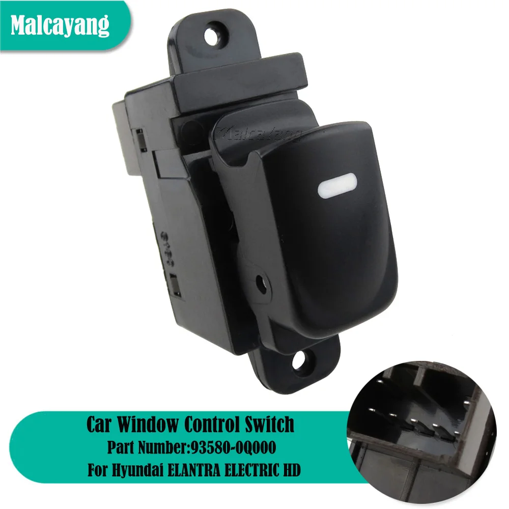

Hight Quality Car Rear Left Passenger Power Window Switch Control Button 93580-0Q000 93580-0Q100 For Hyundai ELANTRA ELECTRIC HD