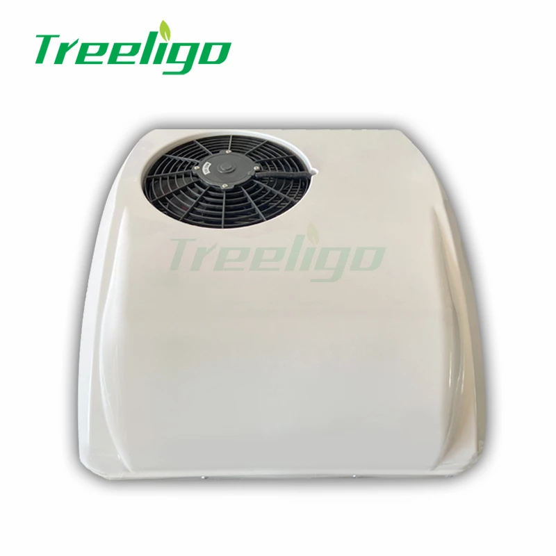 Treeligo 24v Electric Car RV roof Air Conditioner 12V Rooftop Parking