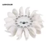 Wishcolor Pelton Wheel Turbine Pelton Water Wheel 96mm/3.8" in External Diameter Used to DIY Hydro Generators 6