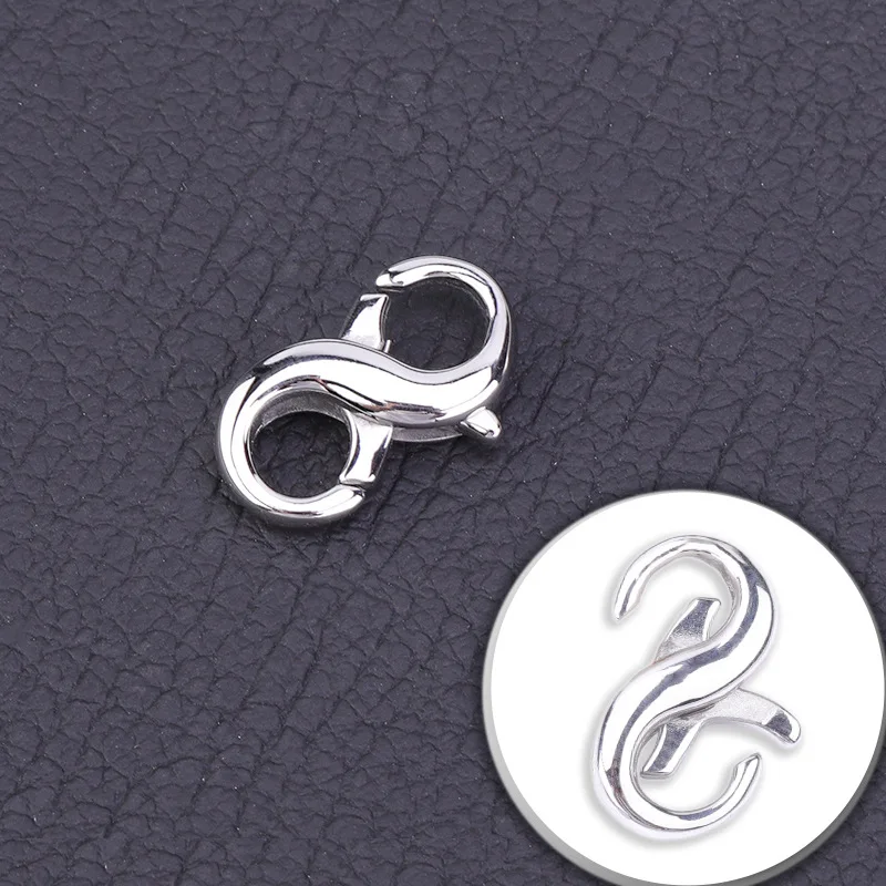 

8-образная Пряжка из нержавеющей стали, S-образная Регулируемая пряжка, браслет «сделай сам», соединительная Пряжка ожерелья, ювелирные изделия, быстрая подвеска bu