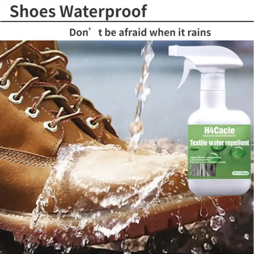 Nano Textile Waterproof Stain Repellent Spray Fabric Protector Long-Lasting Shield Water Stains Spills Outerwear Shoes
