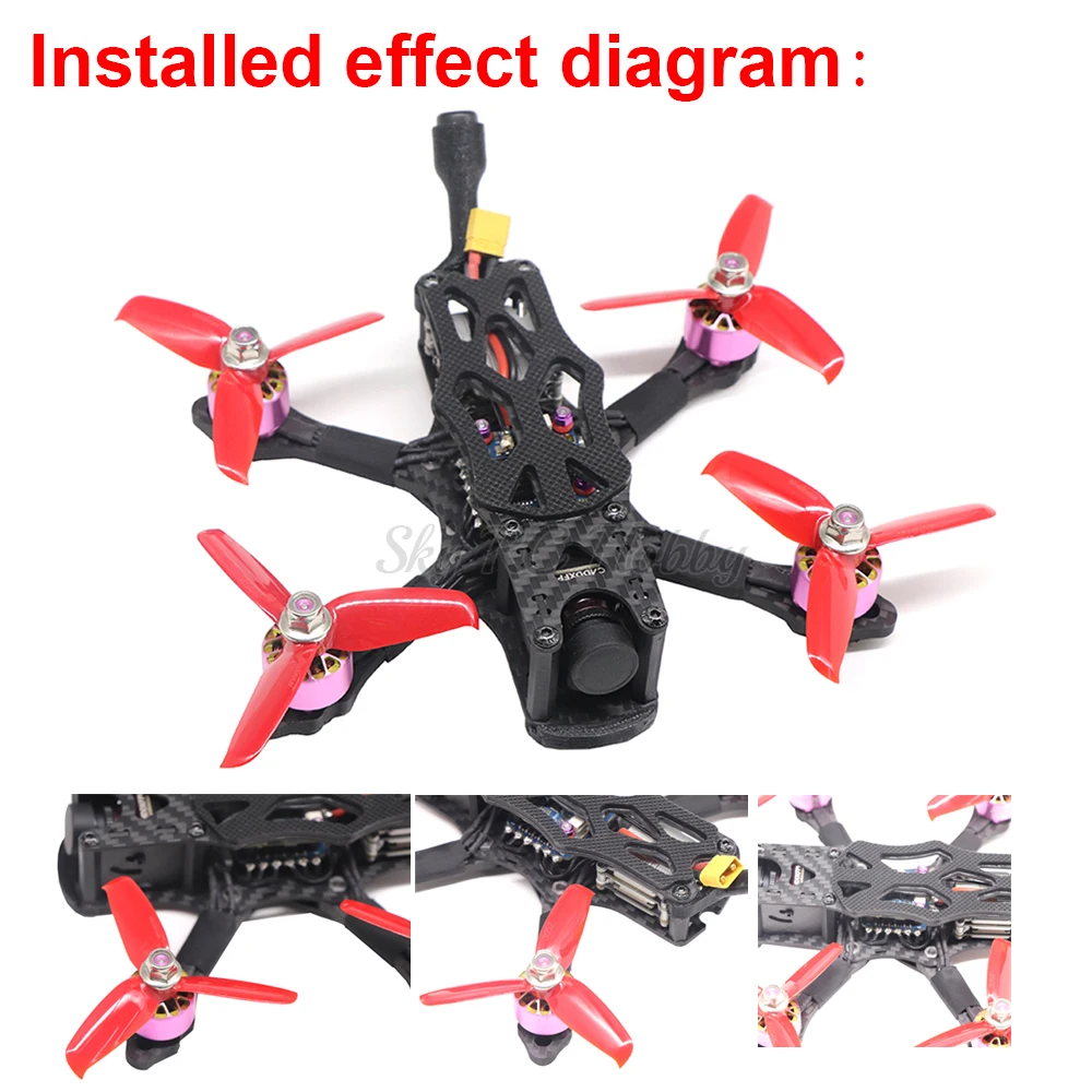 HSKRC APEX Frame 3/4 pouces 150/195mm Drone Course