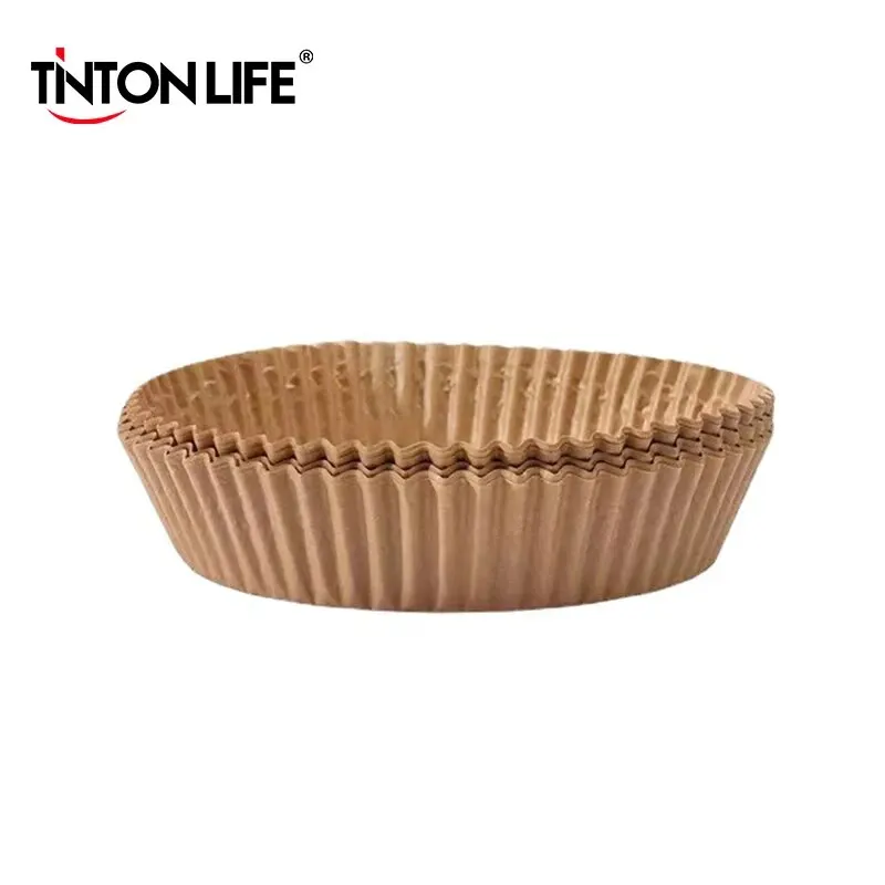 50/100pc Silicone Oil Paper Holder for Air Fryers Disposable Baking Oil Absorbing Tray Paper Food Grade Non Stick Kitchen air fryer