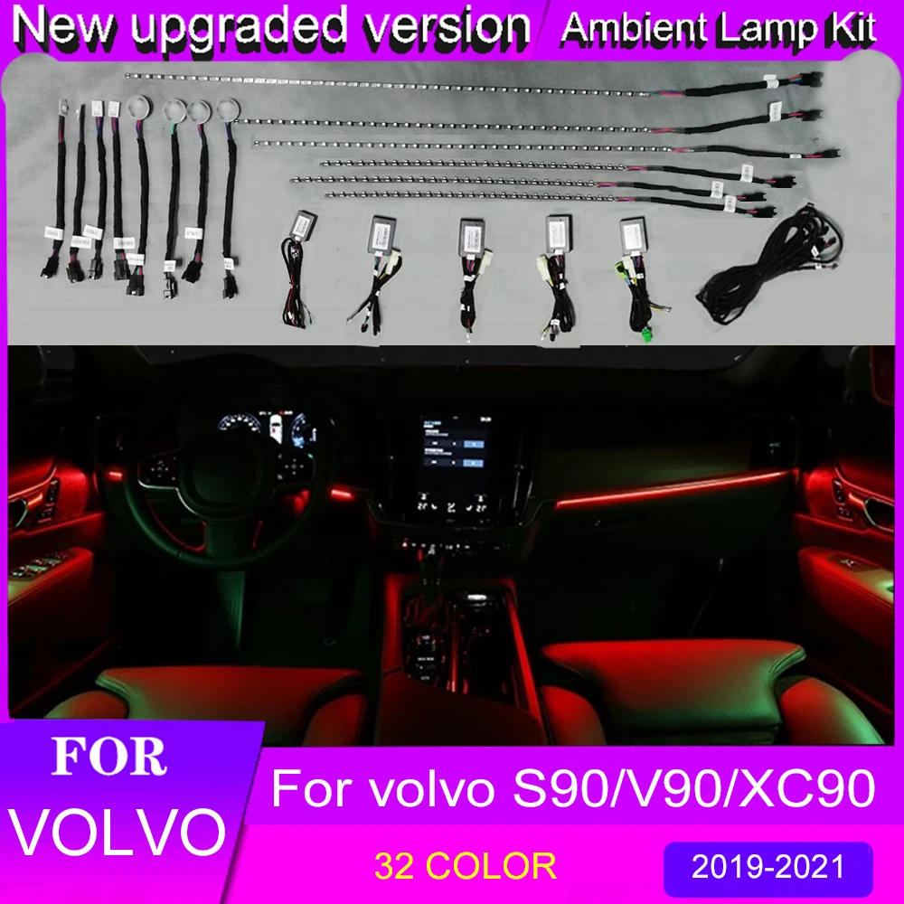 LED Ambient Light Suitable for Volvo S90/V90/XC90 Interior Atmosphere