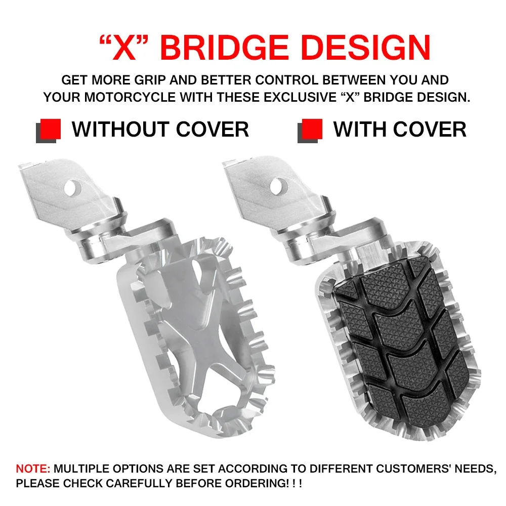 Motorcycle Footrests Accessories For BMW R1200GS R1250GS etc.