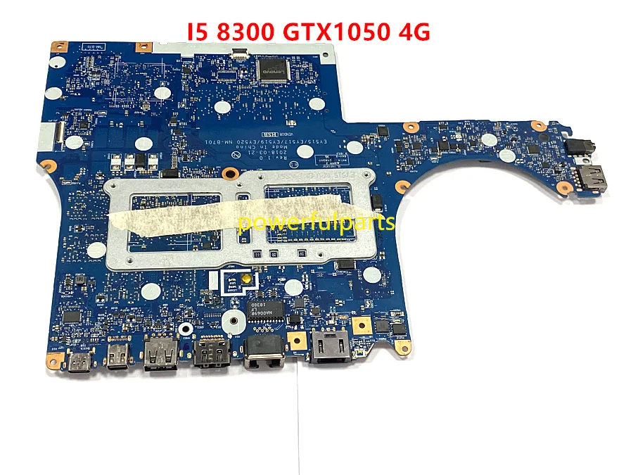 100% working for lenovo Legion Y530-15ICH motherboard with I5-8300 cpu+GTX1050 4G graphic 5B20R40190 EY515 NM-B701 tested ok