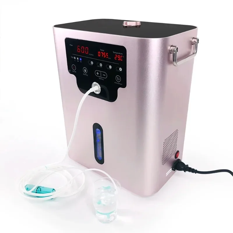 

New Mini Hydrogen Inhaler Spe Pem Portable 1500 900 600 Ml Hydrogen Inhalation Machine Hydrogen Generator