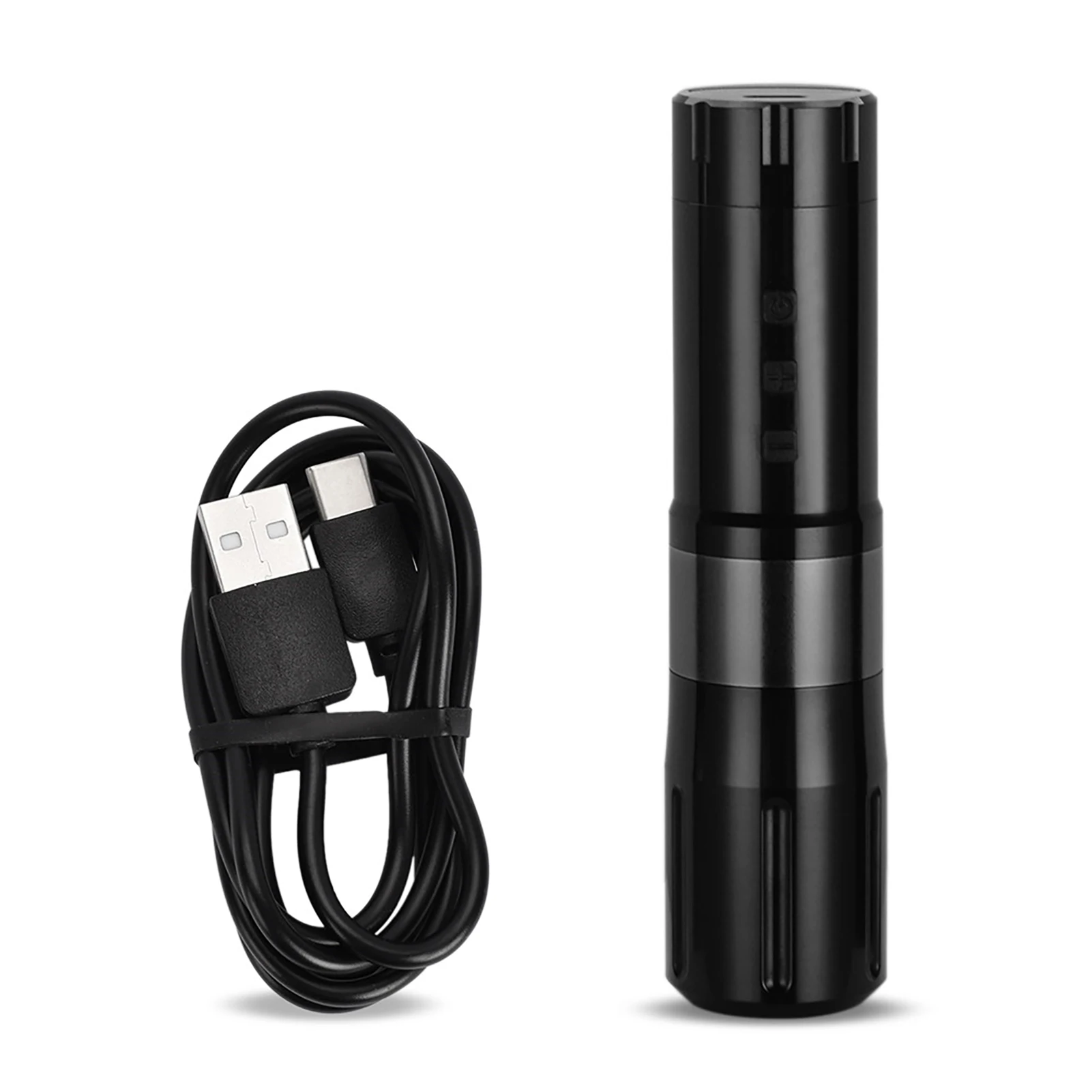 Máquina de Tatuaje Rotativa Tipo Pluma, Ajustable y Recargable, Herramienta para Tatuajes de Cejas, Labios y Cuerpo