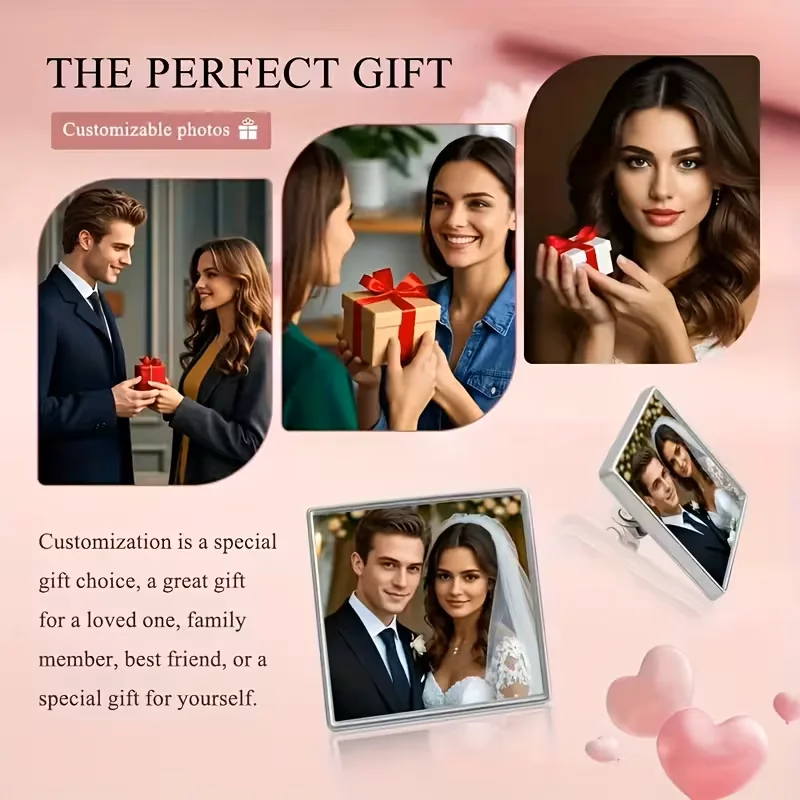 Personalized Photo and Text Badges - Ideal for Corporate Gifts or Wedding Souvenirs